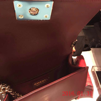 Chanel/香奈儿chanel女包16春款经典菱格纹口盖链条leboy单肩包 Chanel/香奈儿chanel女包16春款经典菱格纹口盖链条leboy单肩包