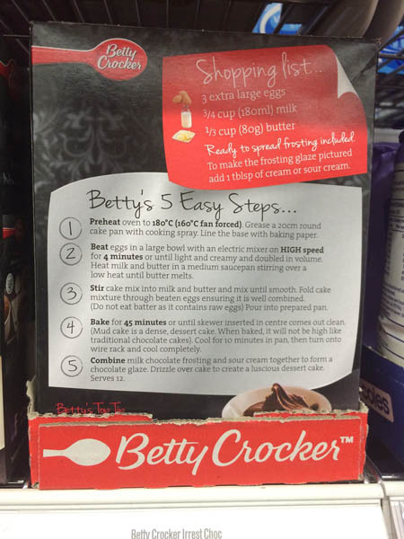 澳大利亚进口巧克力泥-Betty Crocker Irresistibles巧克力泥600g