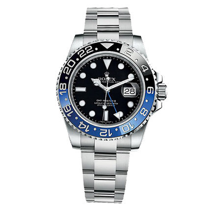 全球联保 劳力士手表蓝黑圈格林尼治型II系列 机械男表116710BLNR