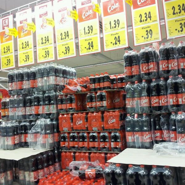 Photo taken at Kaufland by Bjorn H. on 3/31/2013