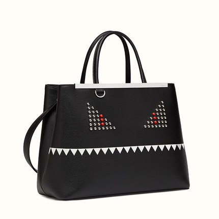 FENDI芬迪fendi女包16新款小牛皮钉饰小怪兽手提包8BH2505QBF0GXN