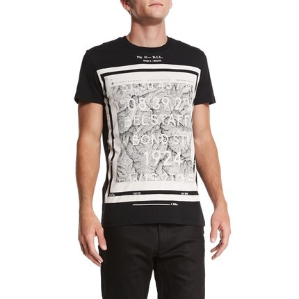 Belstaff 男装 男式短袖T恤 Q01732218 BLACK