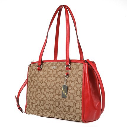 COACH/蔻驰2016新款帆布配皮女士单肩包 36912 COACH/蔻驰2016新款帆布配皮女士单肩包 36912