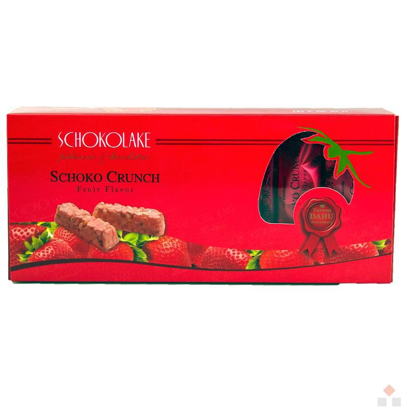 巧克力云庄Schokolake 大湖草莓巧克力脆条(154g/14入)*2盒