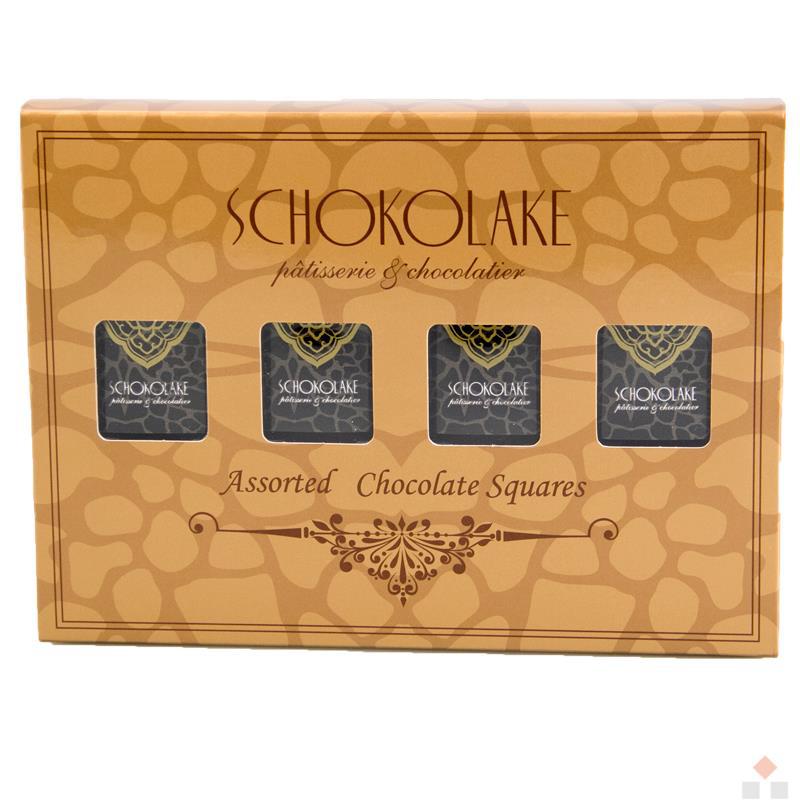 巧克力云庄Schokolake 厄瓜多尔庄园精选百分百24入薄片礼盒125g/盒