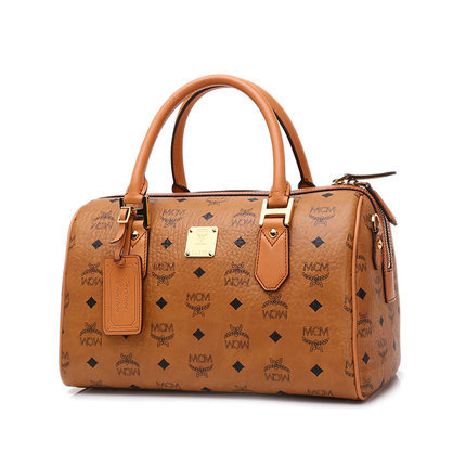 MCM专柜正品女士韩国时尚潮流拉链中号波士顿包手提包挎包中包 MCM专柜正品女士韩国时尚潮流拉链中号波士顿包手提包挎包中包