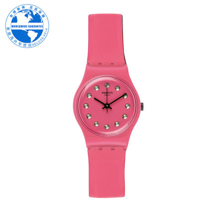 Swatch/斯沃琪 正品女士手表 休闲时尚矽胶石英腕表LP134