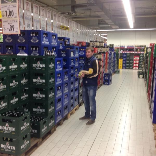 Photo taken at Kaufland by Антоха В. on 12/9/2013