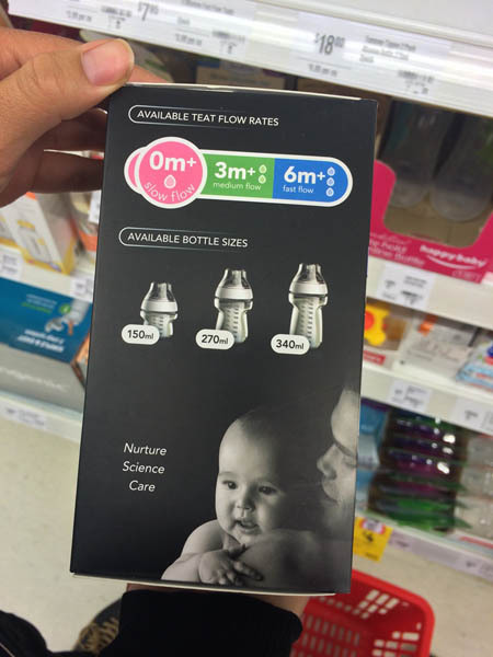 澳大利亚进口婴儿奶瓶-closer to nature奶瓶 0个月+奶瓶