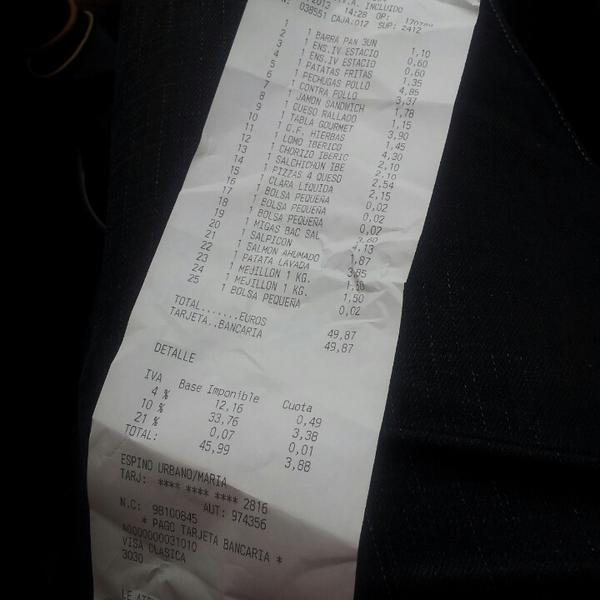 Photo taken at Mercadona by Sergio G. on 12/21/2013