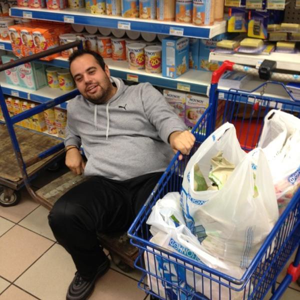 Photo taken at ΑΒ Βασιλόπουλος by Kwstas X. on 12/3/2012