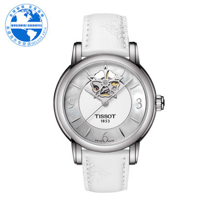 Tissot/天梭 瑞士正品时尚女士自动机械腕表T050.207.17.117.04