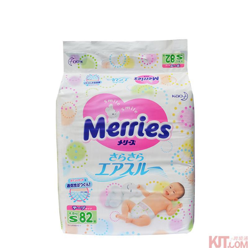 日本原装花王妙而舒纸尿裤S82片(4-8kg)