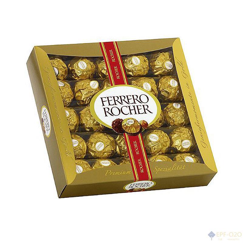 费列罗Ferrero 榛果威化巧克力 25颗312g 费列罗Ferrero 榛果威化巧克力 25颗312g
