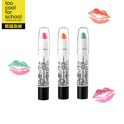 韩国too cool for school恐龙广场变色口红唇彩棒 唇笔唇膏不脱妆