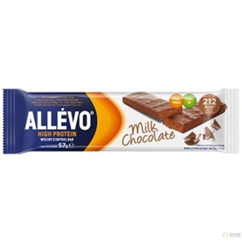 瑞典 Allevo 牛奶巧克力能量棒 57g 瑞典 Allevo 牛奶巧克力能量棒 57g