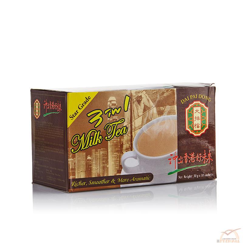 香港进口三合一奶茶-Dai Pai Dong大排档 星级版三合一奶茶 30克*10包 香港进口三合一奶茶-Dai Pai Dong大排档 星级版三合一奶茶 30克*10包