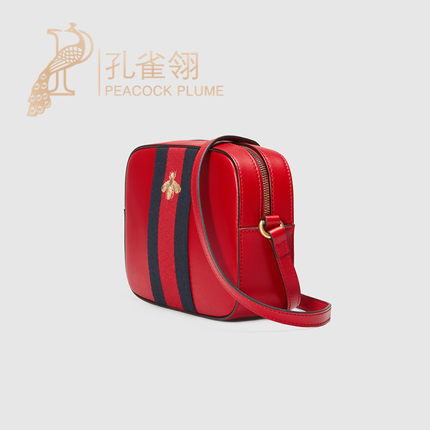 Gucci/古奇gucci女包16春款蜜蜂刺绣牛皮单肩包412008 CVLBT 6495 Gucci/古奇gucci女包16春款蜜蜂刺绣牛皮单肩包412008 CVLBT 6495