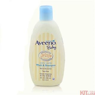 Aveeno艾维诺婴儿燕麦无泪2合1洗发沐浴液 236ml