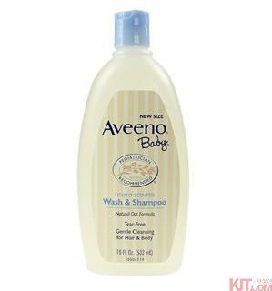 Aveeno baby艾维诺婴幼儿燕麦宝宝无泪2合1洗发沐浴露 532ml