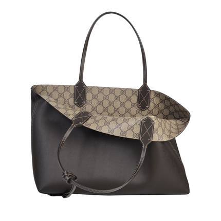 Gucci/古奇可翻转皮革手提包 Gucci/古奇可翻转皮革手提包