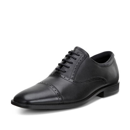 爱步ecco 男鞋正装真皮系带皮鞋2016新款英国直邮现货632634