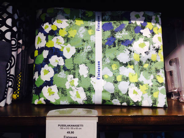 芬兰进口被子罩枕头套-Finlayson碎花被罩加枕头套