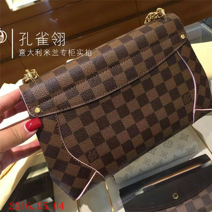 Louis Vuitton路易威登lv女包16新款棋盘格口盖单肩手提包N41596 Louis Vuitton路易威登lv女包16新款棋盘格口盖单肩手提包N41596