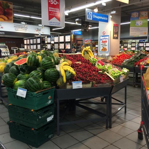 Photo taken at ΑΒ Γλυφάδα by Vasia K. on 5/21/2014