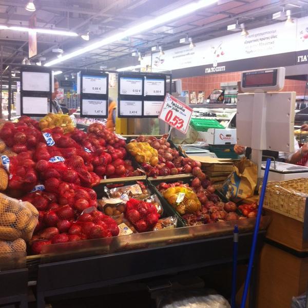 Photo taken at ΑΒ Γλυφάδα by Vasia K. on 11/7/2013