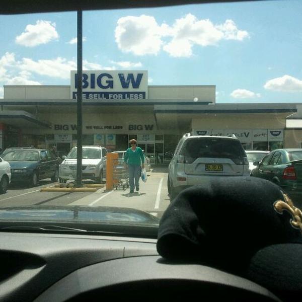 Photo taken at Big W by G R. on 9/16/2012