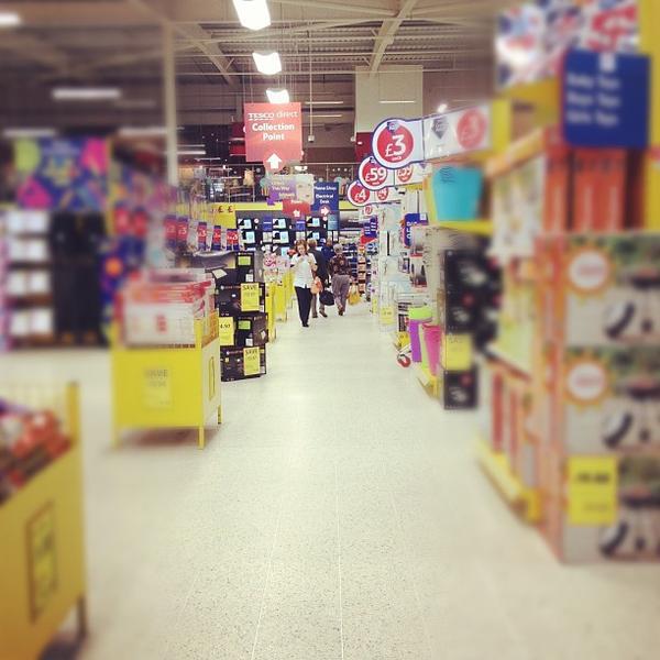 Photo taken at Tesco by James on 8/28/2012