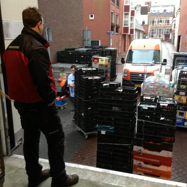 Photo taken at Albert Heijn by Robin K. on 1/10/2013