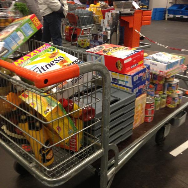 Photo taken at Colruyt by Elodie L. on 4/12/2013