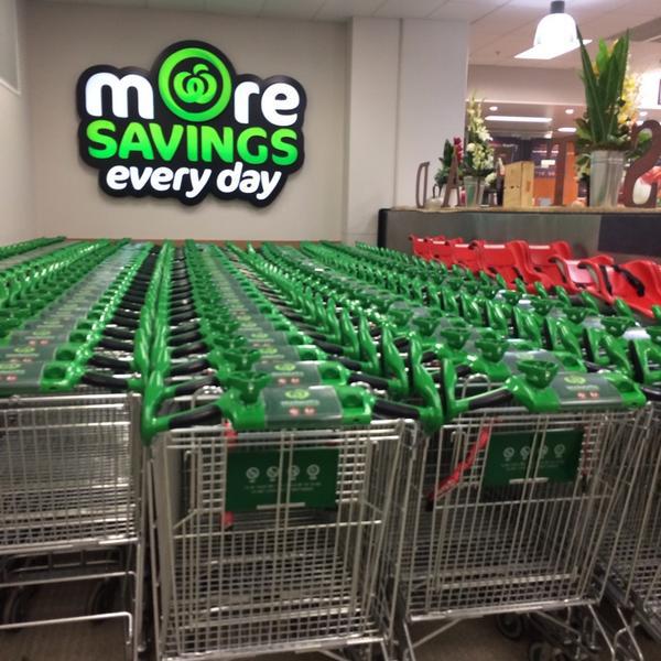 Photo taken at Woolworths by Chorus Call A. on 10/26/2013