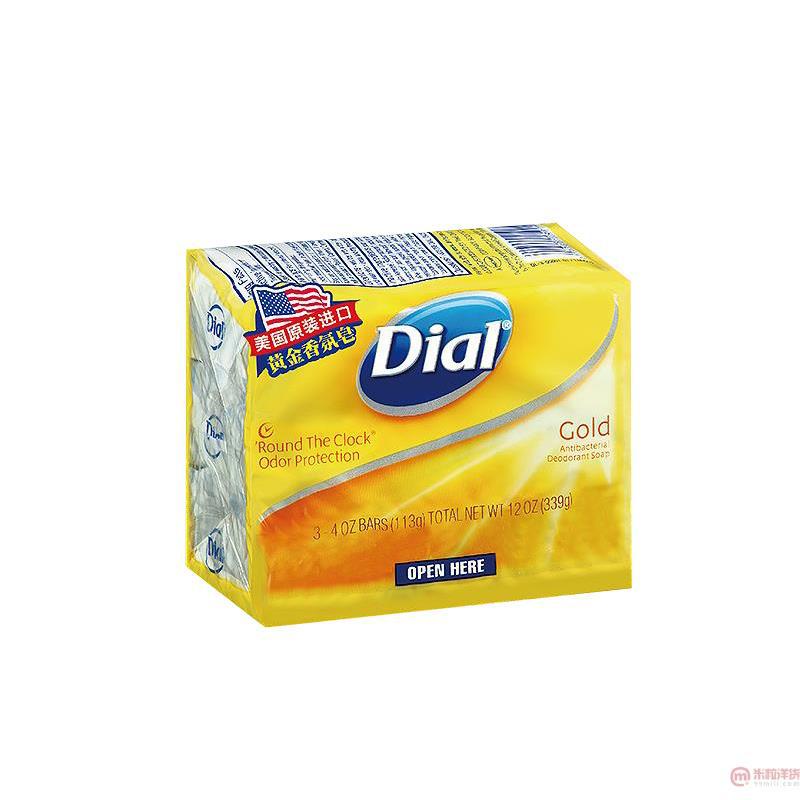 美国进口碳酸黄金皂-Dial黛亚 黄金皂(三入) 美国进口碳酸黄金皂-Dial黛亚 黄金皂(三入)