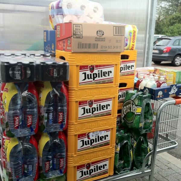 Photo taken at Colruyt by Wim G. on 7/25/2011