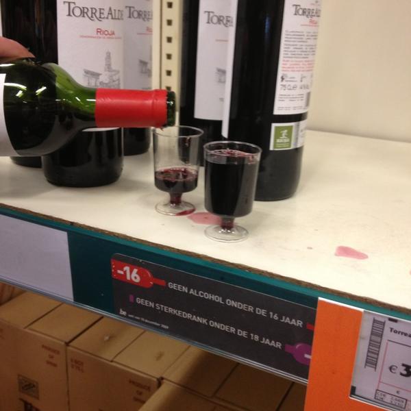 Photo taken at Colruyt by Guillaume S. on 1/10/2013