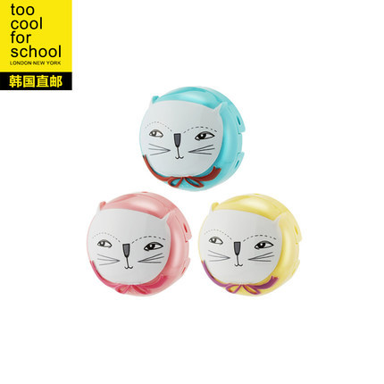 韩国too cool for school口袋精灵猫咪唇膏盒保湿补水润唇膏女