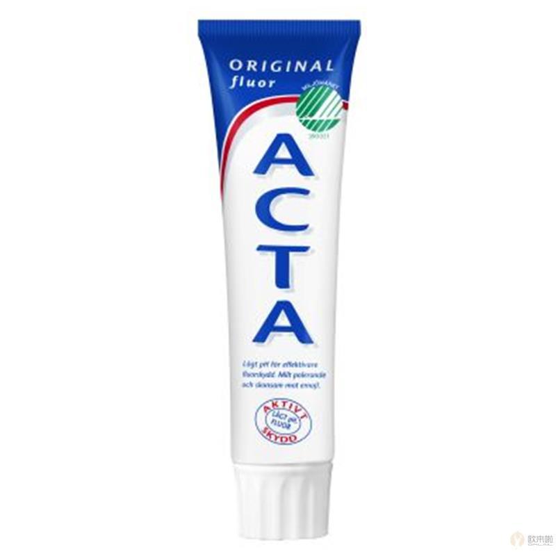 瑞典 Acta 原味牙膏 75ml