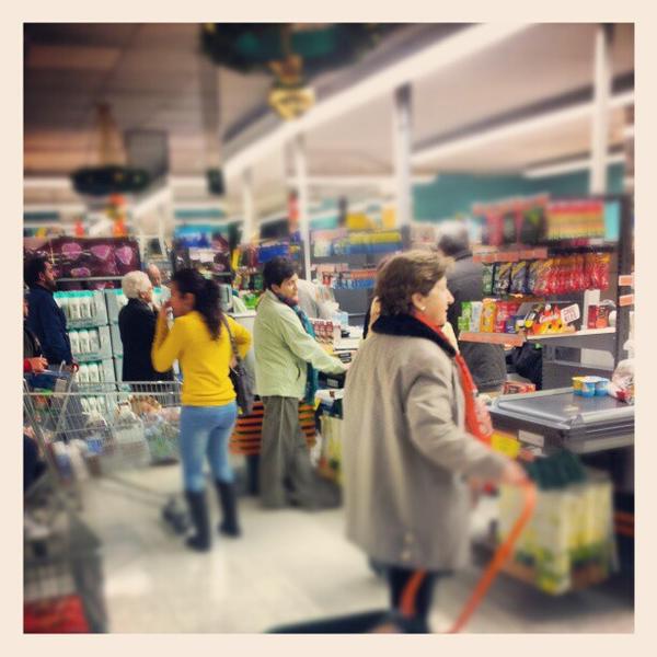 Photo taken at Mercadona by Jorge G. on 12/1/2012