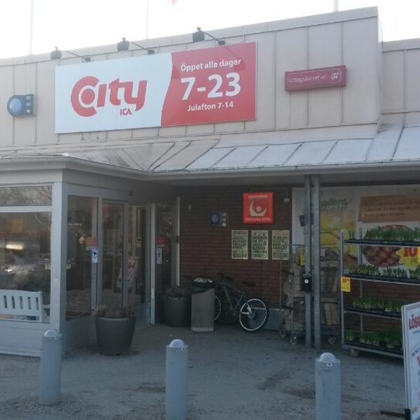 Photo taken at ICA City Brämhult by Henrik F. on 2/25/2014