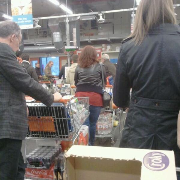 Photo taken at Colruyt by Maarten B. on 3/17/2012