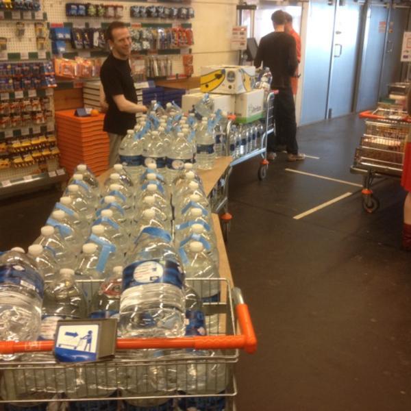 Photo taken at Colruyt by Tom V. on 5/4/2012