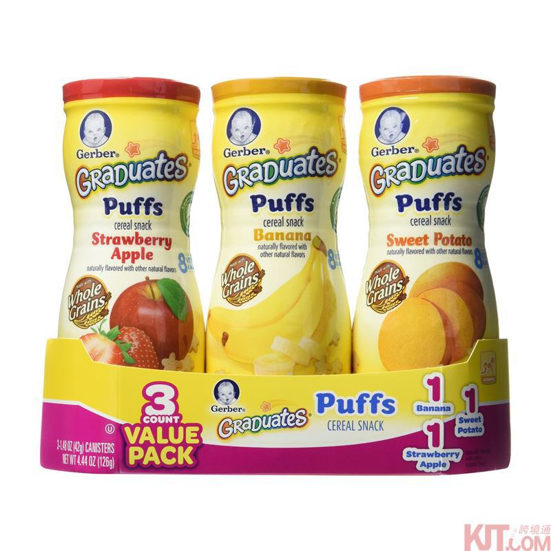 Gerber Graduates嘉宝水果味星星泡芙126g
