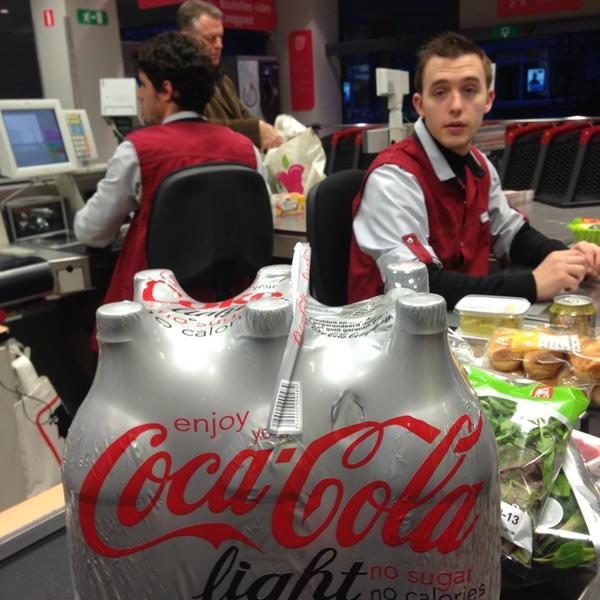 Photo taken at Proxy Delhaize by Sebastien on 3/6/2013