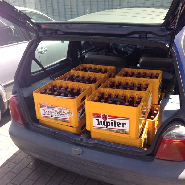 Photo taken at Colruyt by Julien B. on 6/13/2014