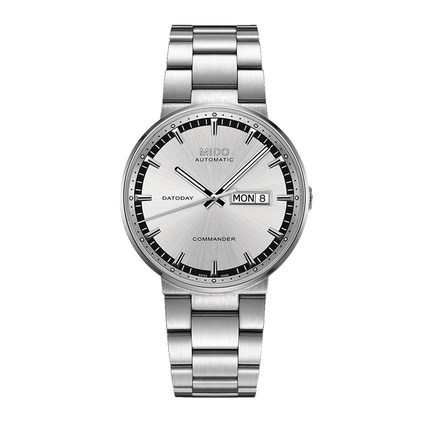 新品联保瑞士美度MIDO指挥官机械男表M014.430.11.031.00钢带手表