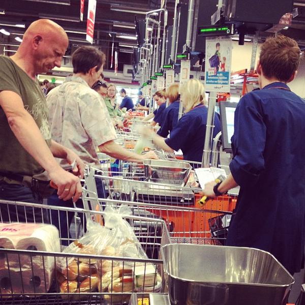 Photo taken at Colruyt by Kris V. on 8/11/2012