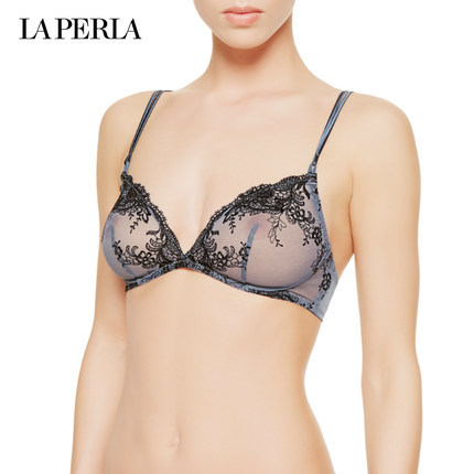 LA PERLA春夏新品女士Primula系列花卉刺绣内衣 性感无钢圈文胸